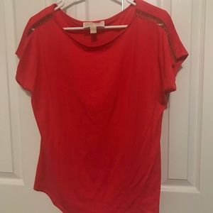 Red Michael Kors top